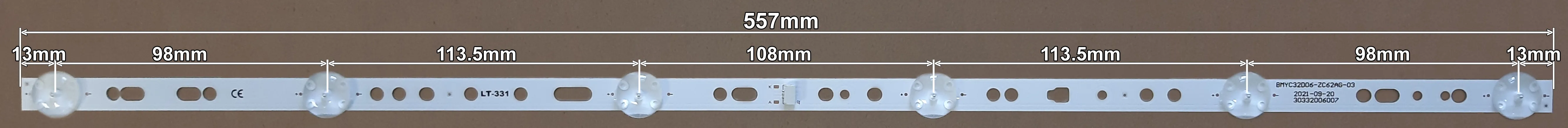 LED BAR-VOX32-7 - 