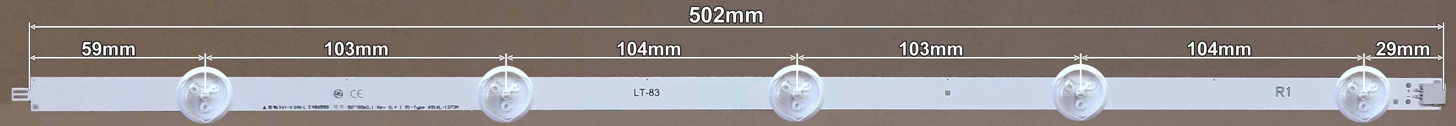 LED BAR-LG50LLRR - 