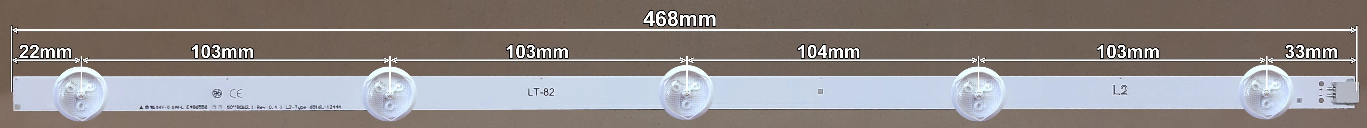 LED BAR-LG50LLRR - 