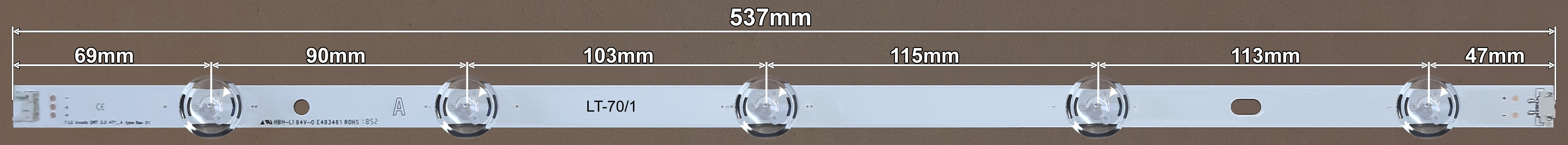 LED BAR-LG47ABx8 - DRT 3.0 47