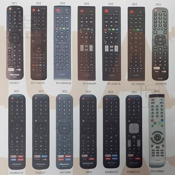 DALJINSKI HISENSE RM-L1335Hu - daljinski upravljač za hisense tv