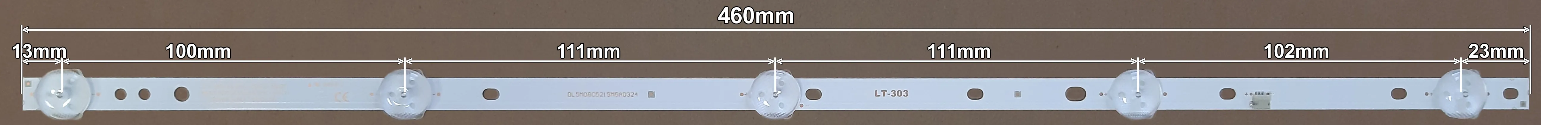 LED BAR-ALPHA49 - 8D49-DNDL-M8510A