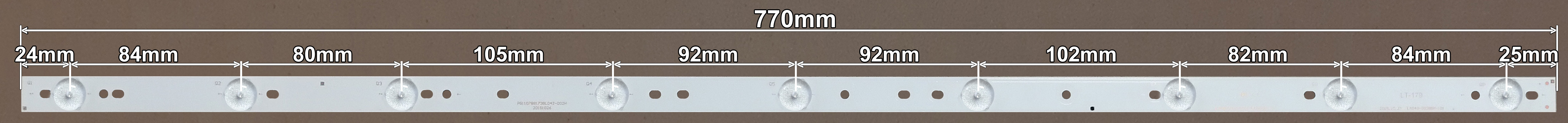 LED BAR-DENVER40 - LGL4949-3030JF-ES-12108