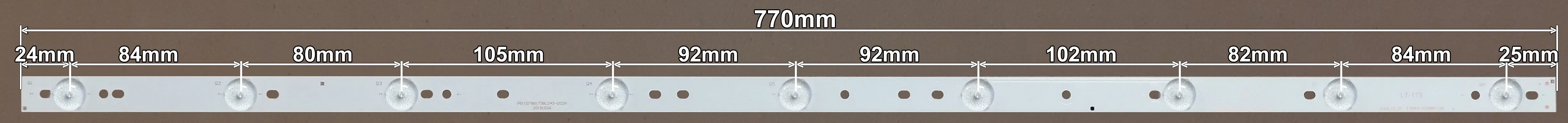 LED BAR-DENVER40 - LGL4949-3030JF-ES-12108