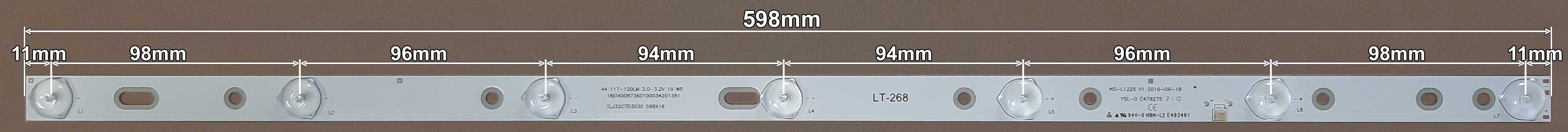 LED BAR-FOX32-3 - 19WR 18EI40087360100034201381 