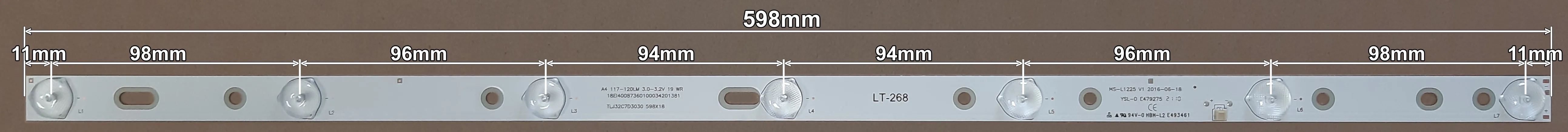 LED BAR-FOX32-3 - 19WR 18EI40087360100034201381 