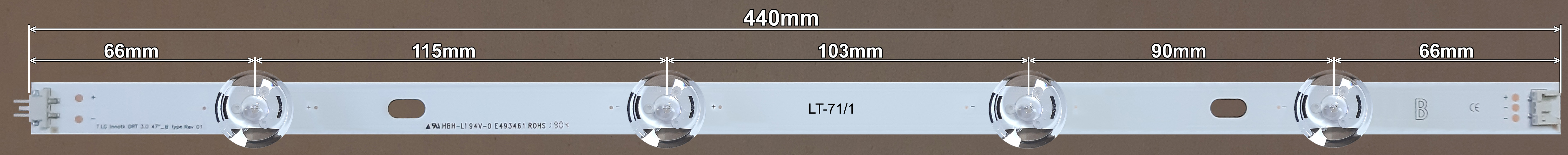 LED BAR-LG47ABx8 - DRT 3.0 47
