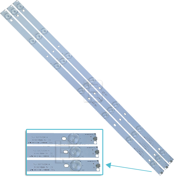 LED BAR-PHILIPS32x3 - GJ-2K15 D2P5-315