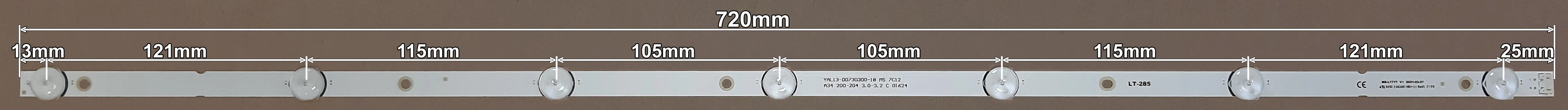 LED BAR-TESLA40-1 - SDL400FY(QD0-C07)(03)