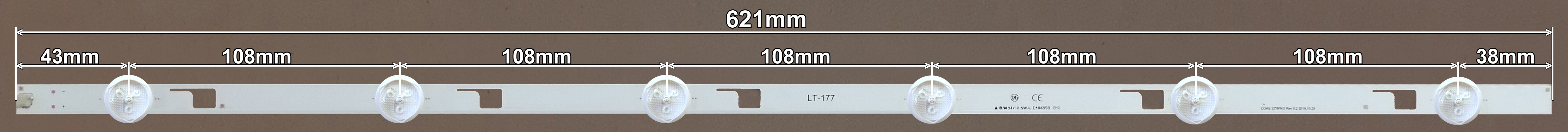 LED BAR-TOSHIBA32-2 - led traka toshiba tv
