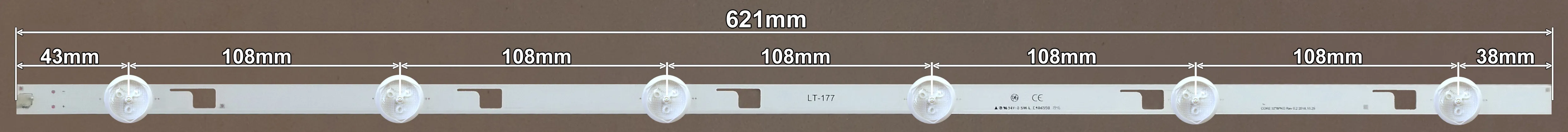LED BAR-TOSHIBA32-2 - led traka toshiba tv