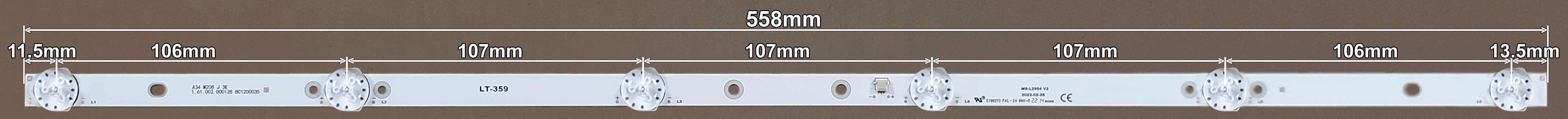 LED BAR-VOX32-8 - 