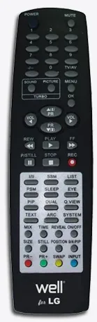 DALJINSKI UNI Lg RC-LCD - daljinski upravljač za lg tv