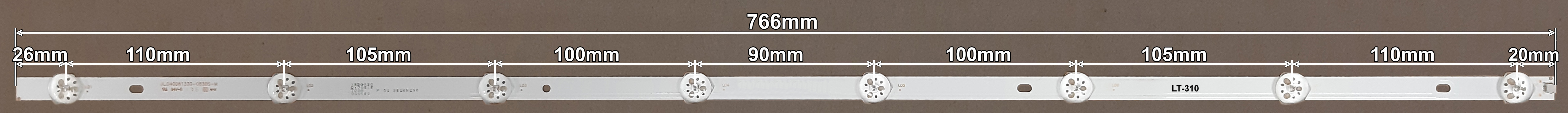 LED BAR-VOX40 - T408  P.02.35285200