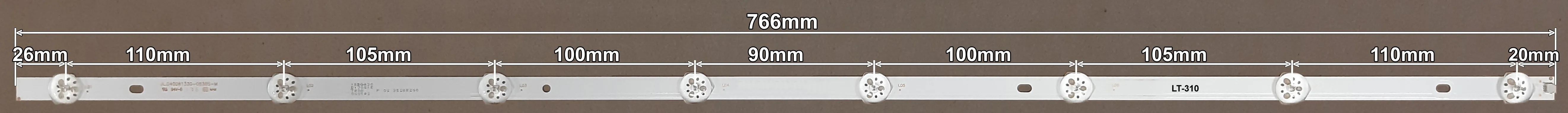 LED BAR-VOX40 - T408  P.02.35285200