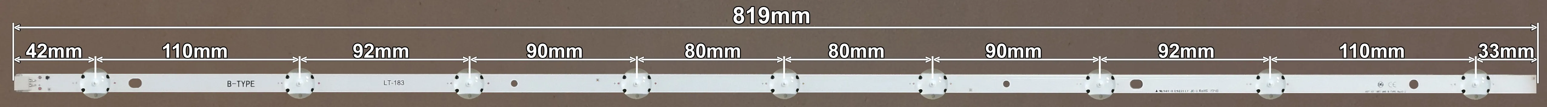 LED BAR-VOX43AB - 