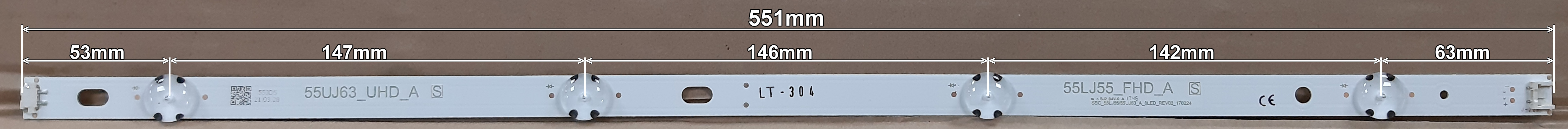 LED BAR-LG55AB1 - 