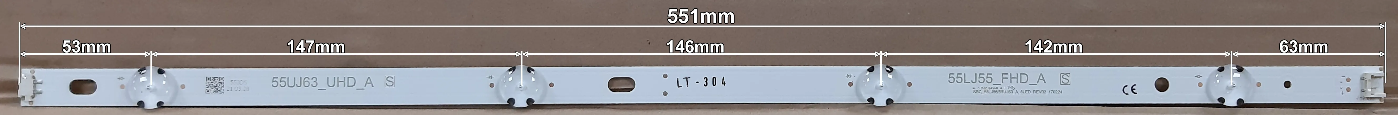 LED BAR-LG55AB1 - 