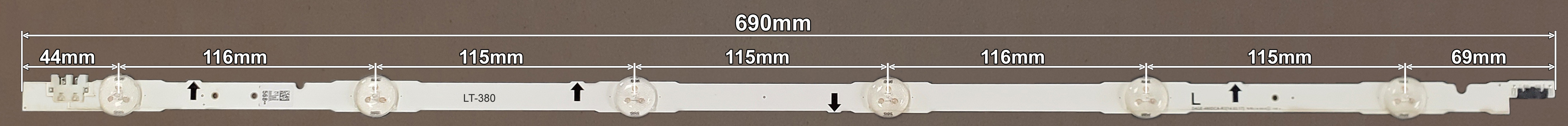 LED BAR-SAMSUNG48LR - lt381-samsung-48-led-trake