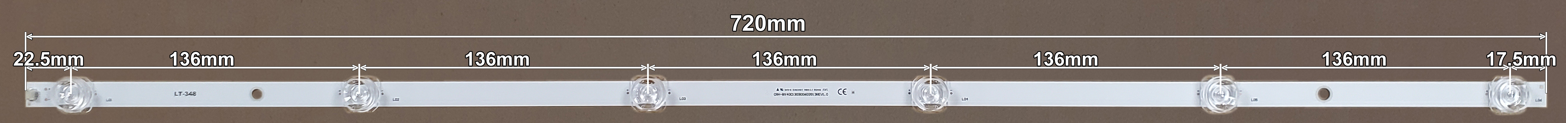 LED BAR-HISENSE40 - 