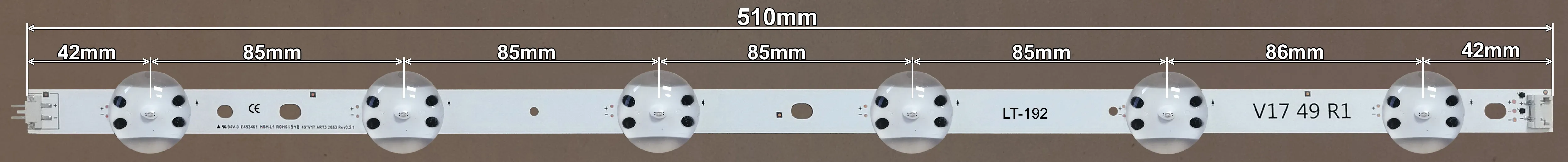 LED BAR-LG49L1R1 - 6916L-2863B