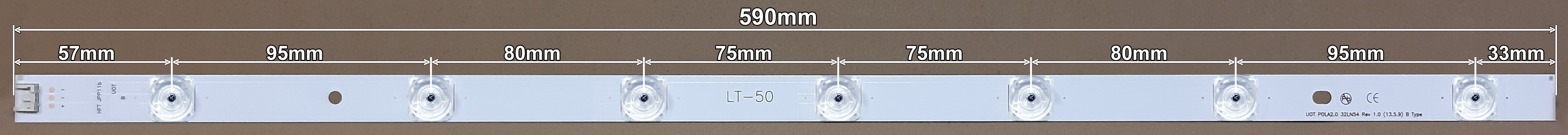LED BAR-LG32AB - UOT POLA2.0 32LN54 REV1.0 B TYPE