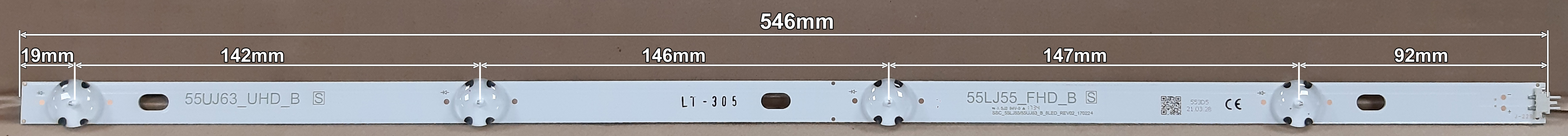 LED BAR-LG55AB1 - 
