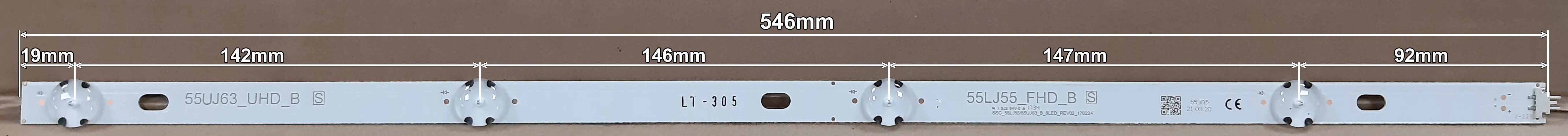 LED BAR-LG55AB1 - 