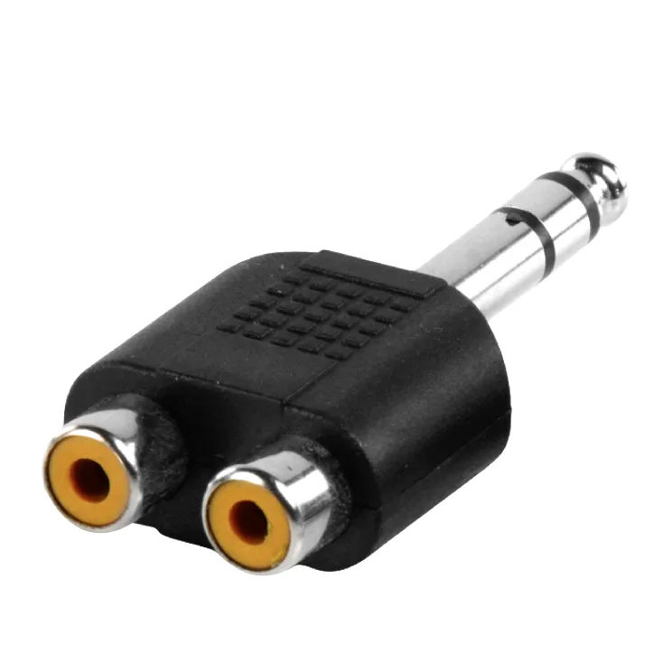 ADAPTER 6.3mm-RCAx2 - 