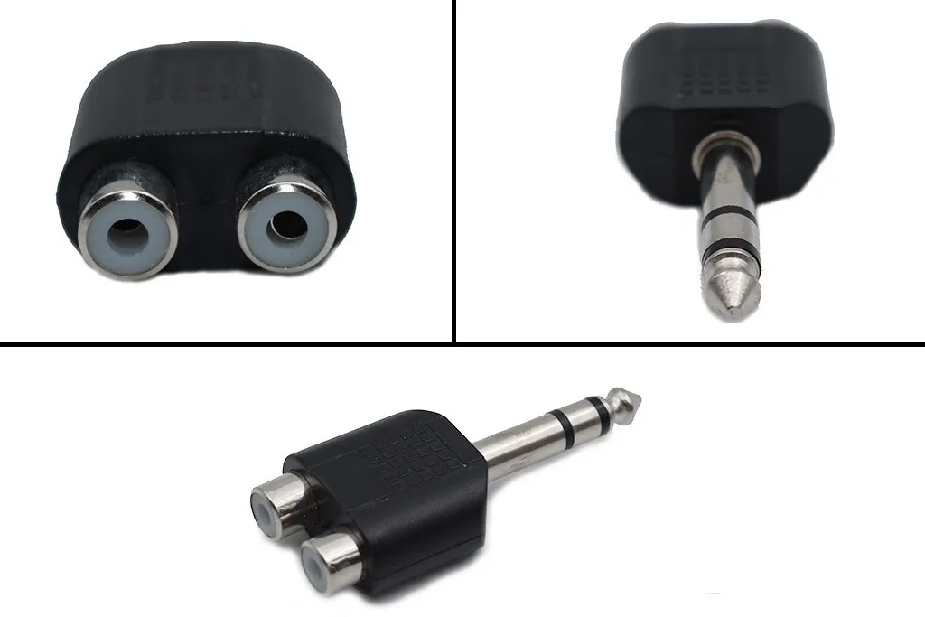 ADAPTER RCAx2-6.3mm - 