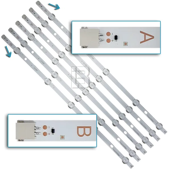 LED BAR-TOSHIBA49AB - 