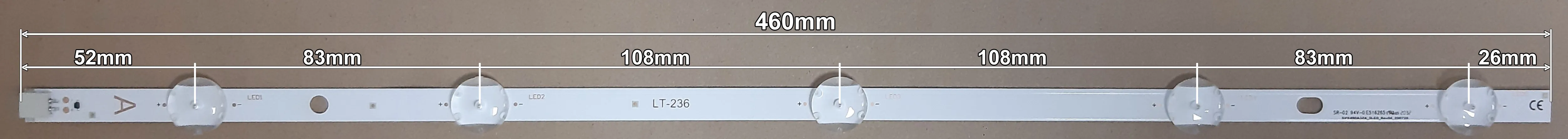 LED BAR-TOSHIBA49AB - 