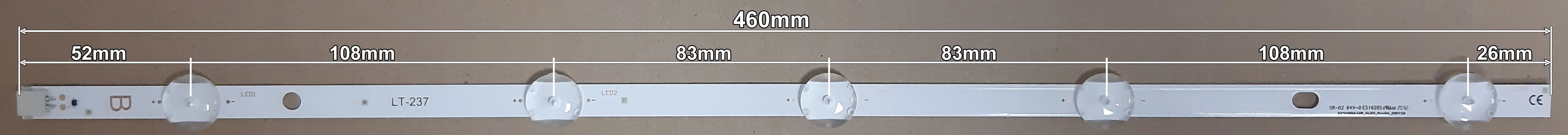 LED BAR-TOSHIBA49AB - 