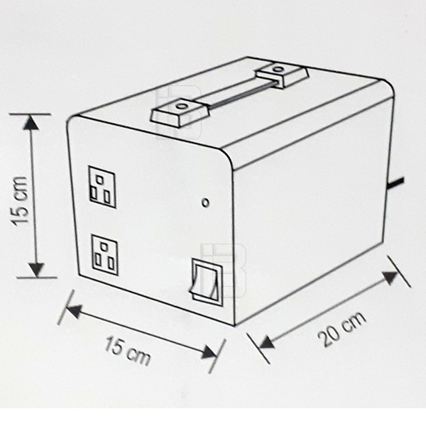 TRAFO 230-110V800W - 