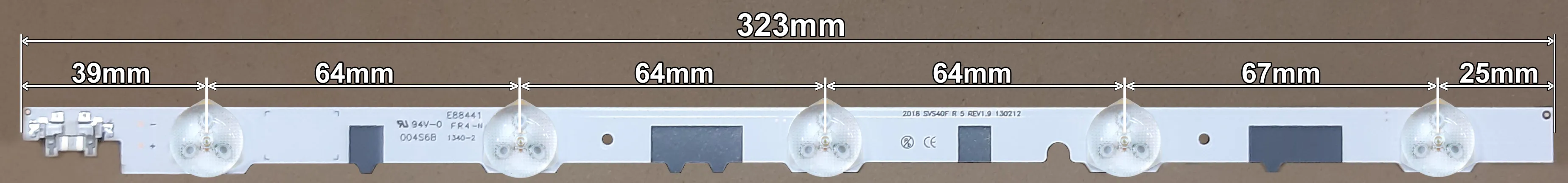 LED BAR-SAMSUNG40LR - BS-DE477989 94V-0 FR4-N SVS40F R5 REV1.9 130212