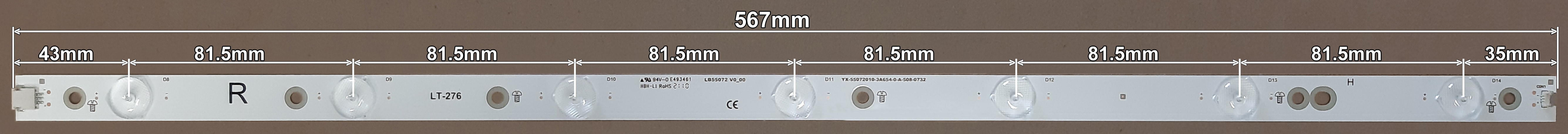 LED BAR-PHILIPS55RL - 
