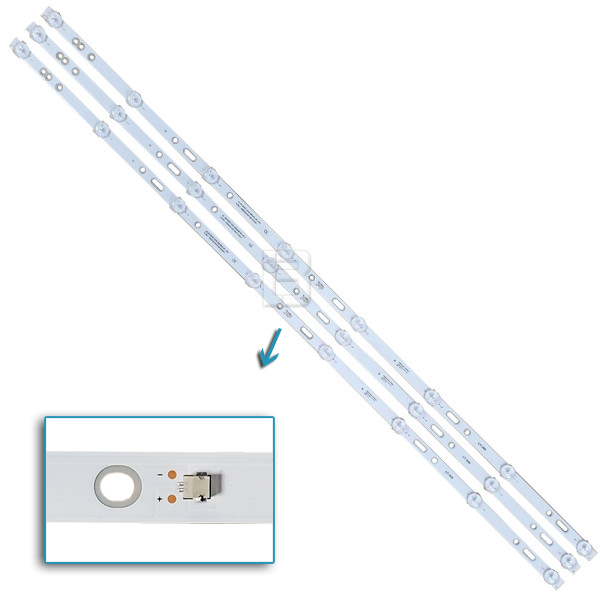 LED BAR-TESLA43-3 - led trake pozadinsko osvetljenje za tesla tv 43