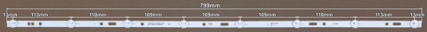 LED BAR-TESLA43-3 - led trake pozadinsko osvetljenje za tesla tv 779mm