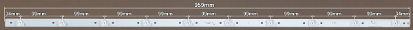 LED BAR-HISENSE49 - led-traka-ya-hisense-959mm