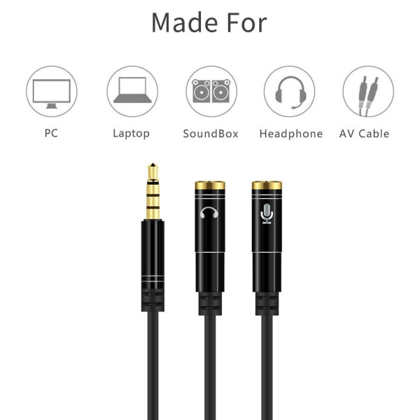 AUX KABL 3.5-AUS21 - 3.5mm na 2 razdelnik kt-aus-21
