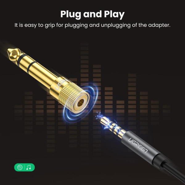6.3mm-3.5mm ADAPTER - 3.5mm na 6.3mm aux adapter