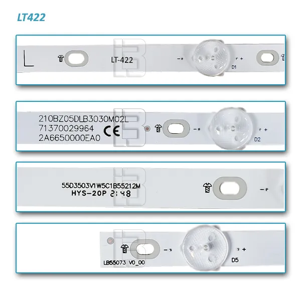 LED BAR-PHILIPS55-1 - 210bz05dlb3030m02l-55d3503v1wkc1b55212m-lb55073