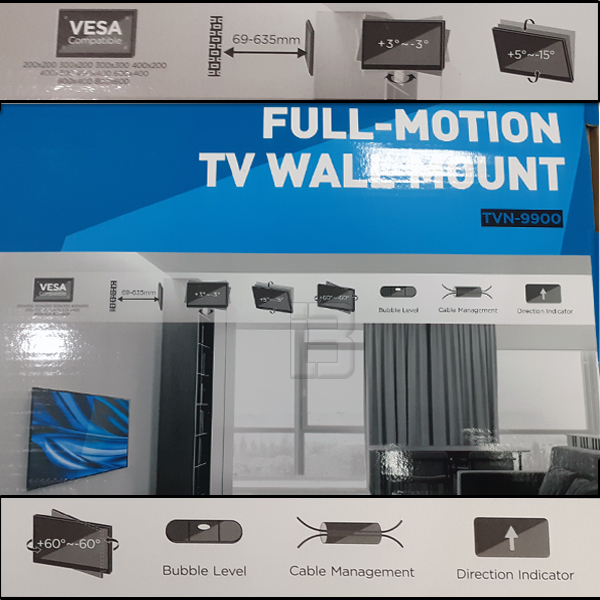 TV NOSAČ TVN9900 43-90 - tv-nosac-zglobni-tvn-9900-nagib