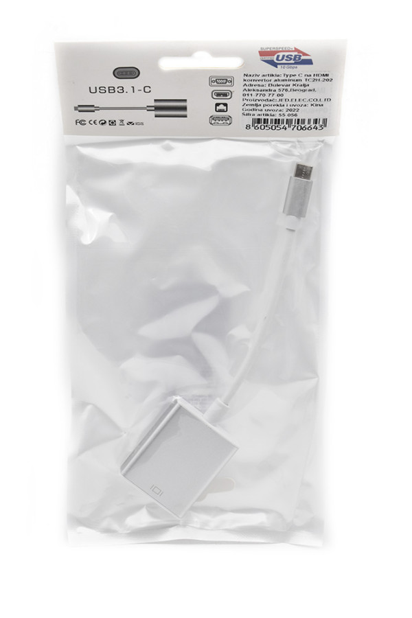 TIPc-HDMI KONVERTOR - usb tip c na hdmi adapter