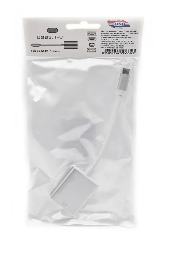 TIPc-HDMI KONVERTOR - usb tip c na hdmi adapter