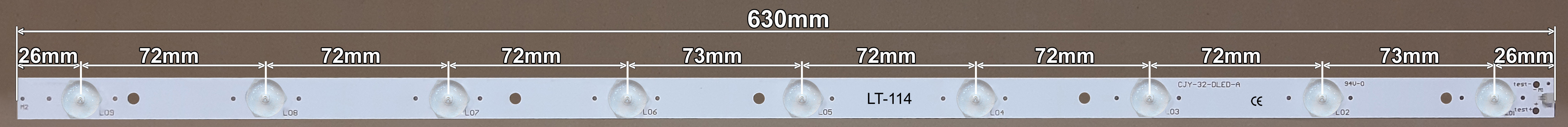 LED BAR-BLAUPUNKT32 - lt114-led-traka-za-blaupunkt-32