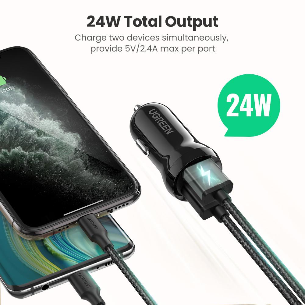 PUNJAČ AUTO USB-ED018 - usb punjač za vozila