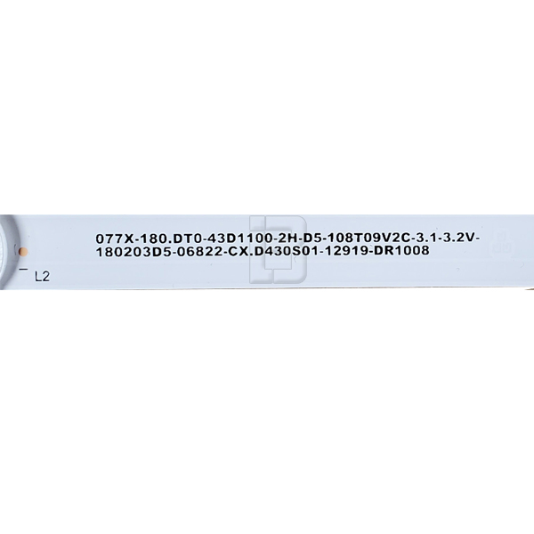 LED BAR-FOX43-7 - lt419-077x-180.dt0-43d1100-2h-d5-108t09v2c