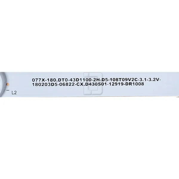 LED BAR-FOX43-7 - lt419-077x-180.dt0-43d1100-2h-d5-108t09v2c