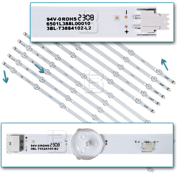 LED BAR-FOX48LR - 3BL-T5524102